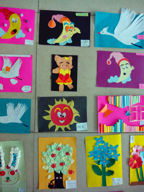 基础教研室举办2013级幼儿教育专业学生美术作品展
